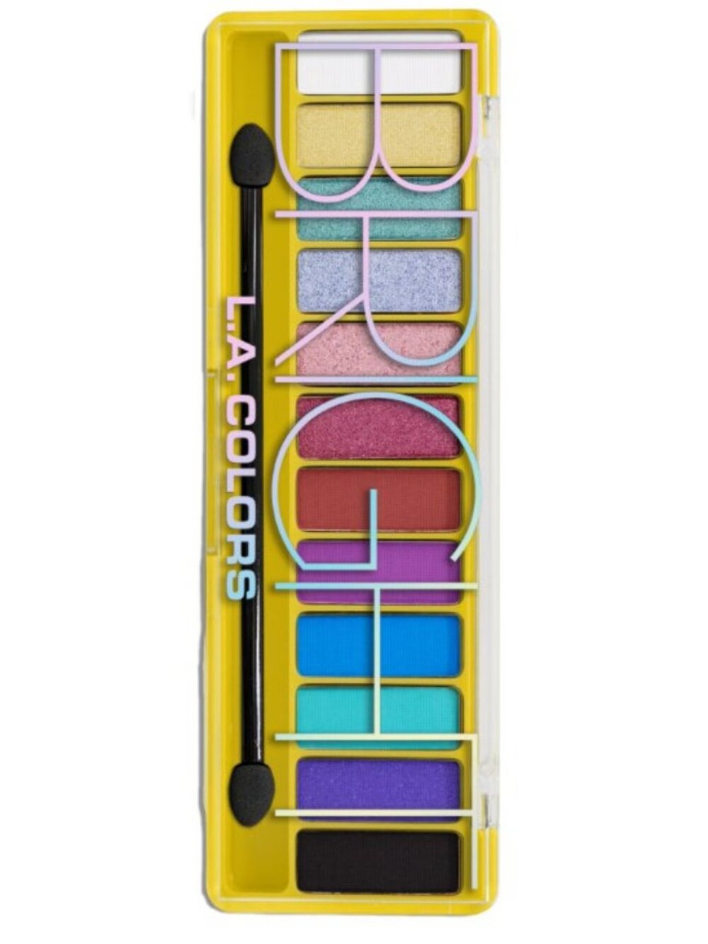 L.A. Colors Color Vibe 12 Color Eyeshadow Palette - Bright